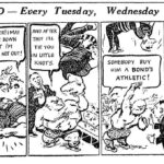 Illustration d'une case de bande dessinée humoristique représentant une situation du quotidien, dans un style de dessin de presse
